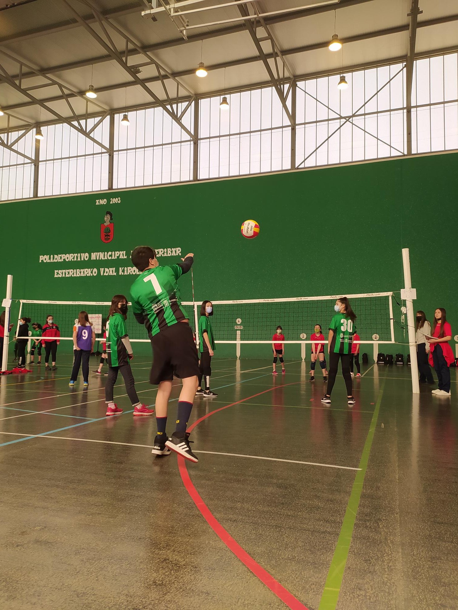 Tercera Concentración de Minivoley en Zubiri